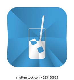 vector illustration of modern icon drink