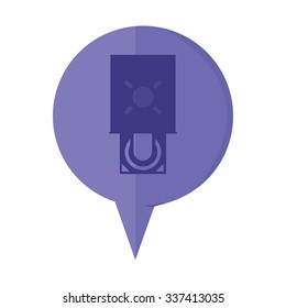 vector illustration of modern icon dvd