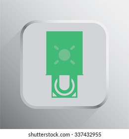 vector illustration of modern icon dvd