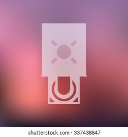 vector illustration of modern icon dvd