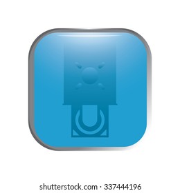 vector illustration of modern icon dvd
