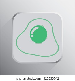 vector illustration of modern icon egg