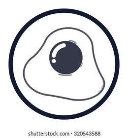 vector illustration of modern icon egg