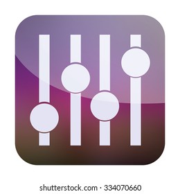 vector illustration of modern icon eq
