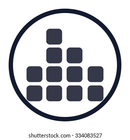 vector illustration of modern icon eq