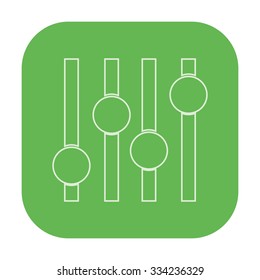 vector illustration of modern icon eq