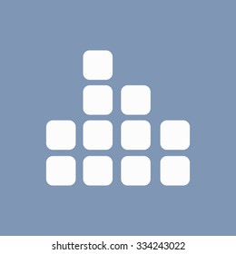 vector illustration of modern icon eq