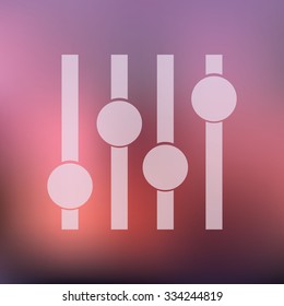 vector illustration of modern icon eq