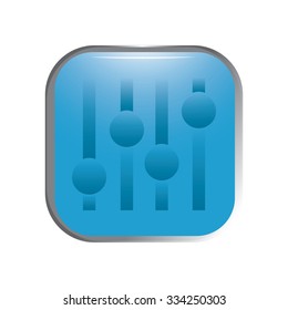 vector illustration of modern icon eq