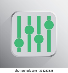 vector illustration of modern icon eq