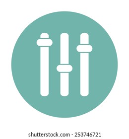vector illustration of modern  icon equalizer