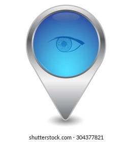 vector illustration of modern icon eye