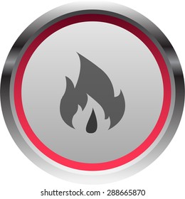 vector illustration of modern icon fire