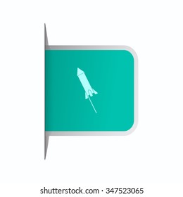 vector illustration of modern icon firework