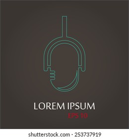 vector illustration of modern  icon frame cinema