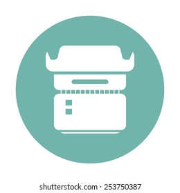 vector illustration of modern icon frame photo camera