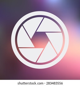 vector illustration of modern icon frame photo camera