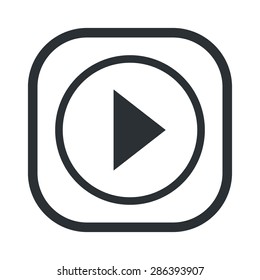 vector illustration of modern icon frame cinema