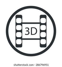 vector illustration of modern icon frame cinema