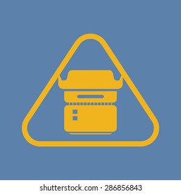 vector illustration of modern icon frame photo camera