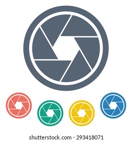 vector illustration of modern icon frame photo camera