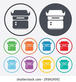vector illustration of modern icon frame photo camera