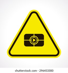 vector illustration of modern icon frame cinema