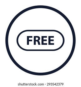 vector illustration of modern icon free