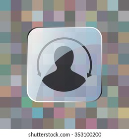 vector illustration of modern icon freelance infographic client service
