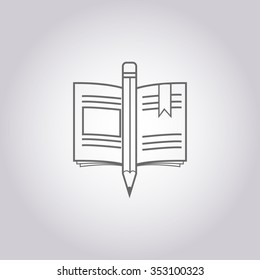 vector illustration of modern icon freelance infographic content writing