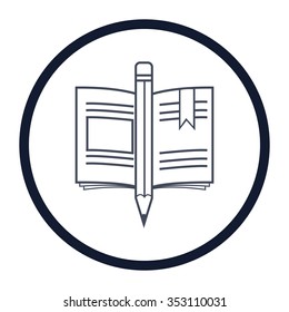 vector illustration of modern icon freelance infographic content writing
