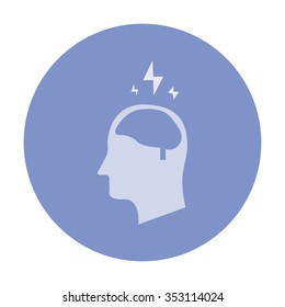 vector illustration of modern icon freelance infographic brainstorming
