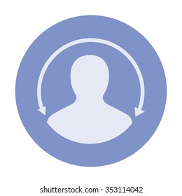 vector illustration of modern icon freelance infographic client service