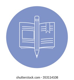vector illustration of modern icon freelance infographic content writing