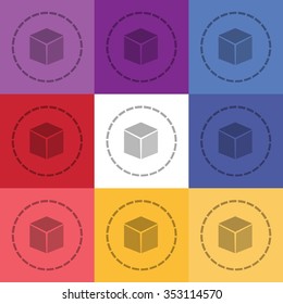 vector illustration of modern icon freelance infographic logo design