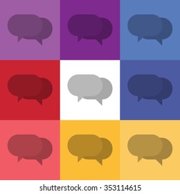 vector illustration of modern icon freelance infographic social content