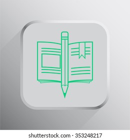 vector illustration of modern icon freelance infographic content writing