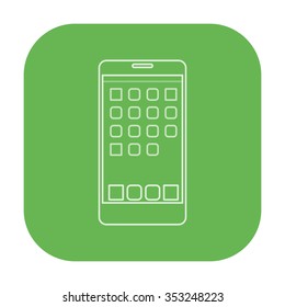 vector illustration of modern icon freelance infographic mobile app