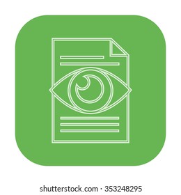 vector illustration of modern icon freelance infographic details looking