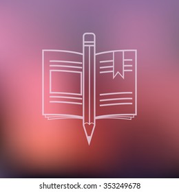 vector illustration of modern icon freelance infographic content writing