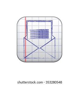 vector illustration of modern icon freelance infographic email maketing