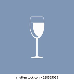vector illustration of modern icon goblet