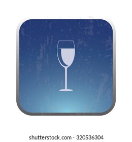 vector illustration of modern icon goblet