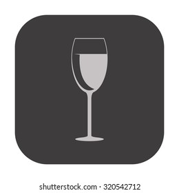 vector illustration of modern icon goblet