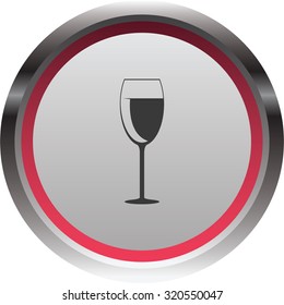 vector illustration of modern icon goblet