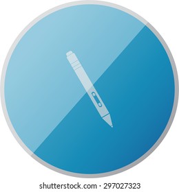 vector illustration of modern icon graphic tablet
