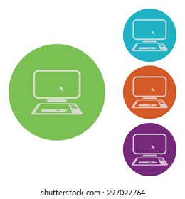 vector illustration of modern icon graphic editor