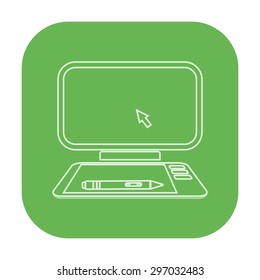vector illustration of modern icon graphic editor