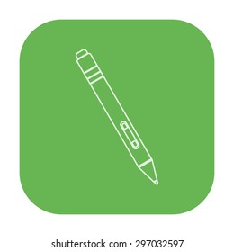 vector illustration of modern icon graphic tablet
