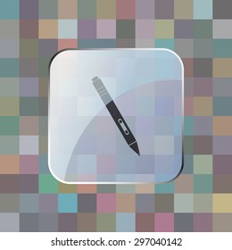 vector illustration of modern icon graphic tablet